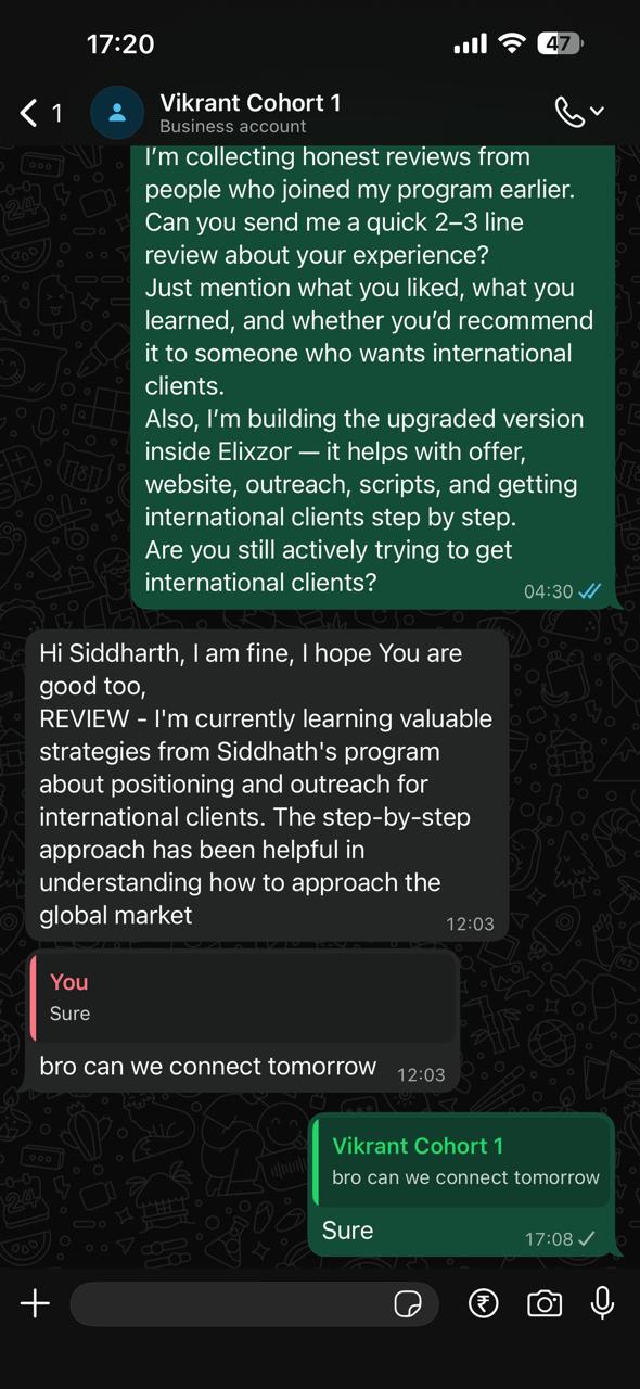 Testimonial